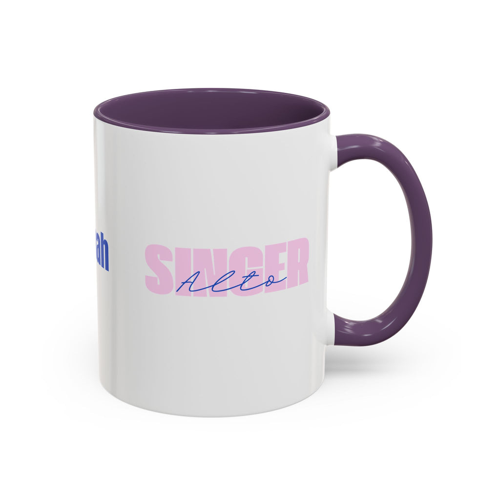 Customizable Alto Singer Coffee Mug — Accent Mug (11/15oz)