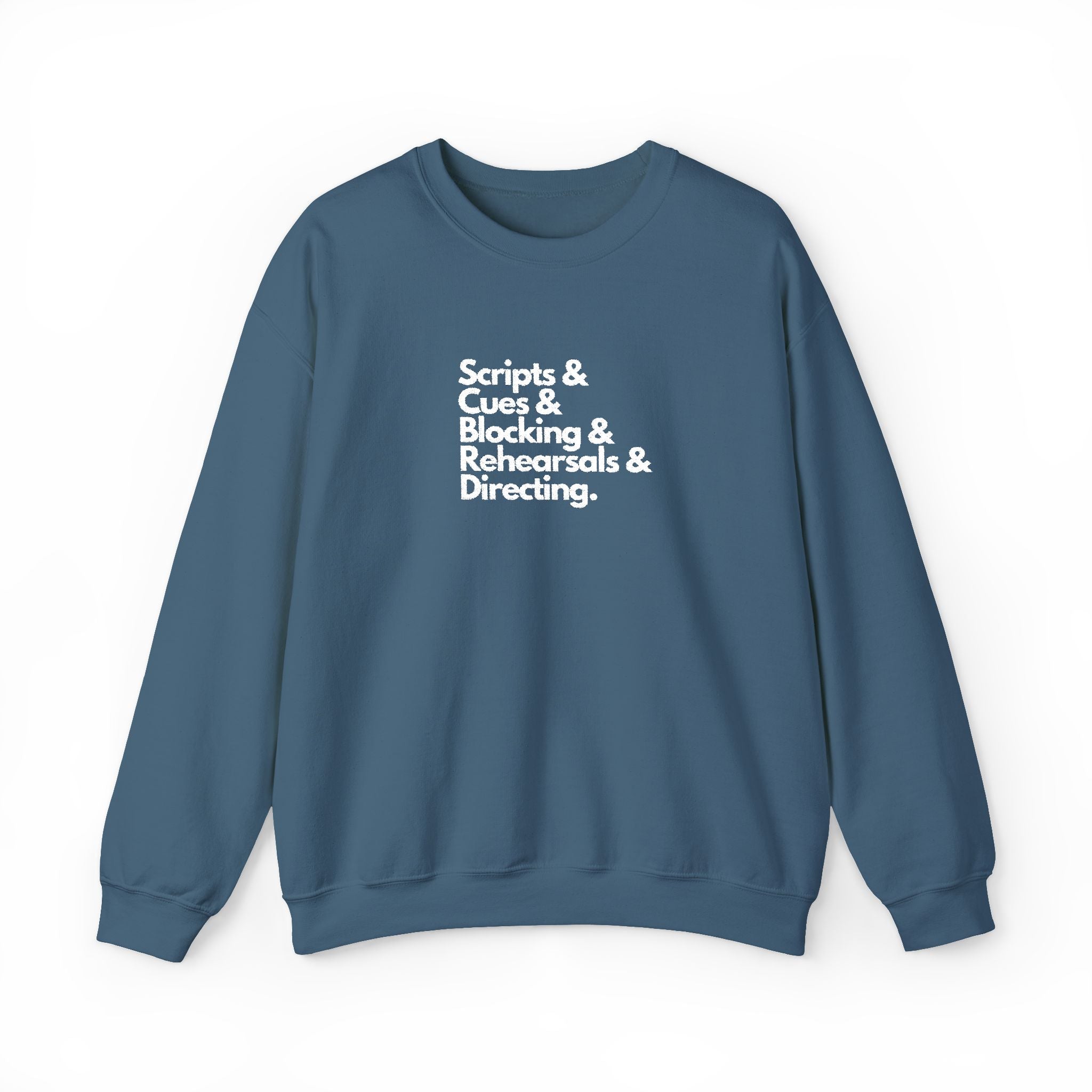 Scripts and cues Theatre Director Embroidered Sweatshirt