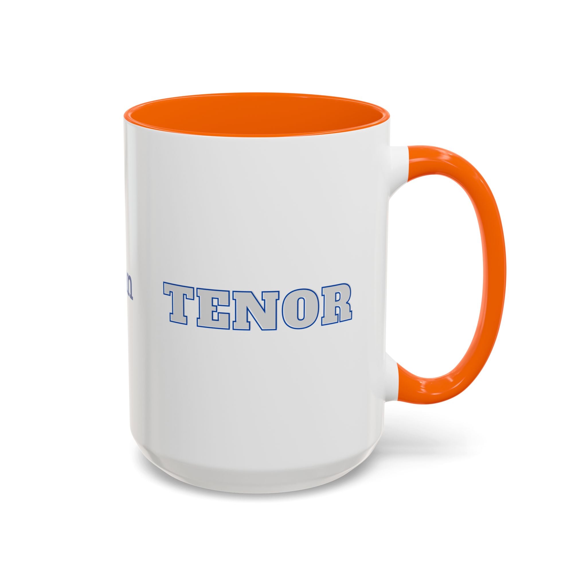 Customizable Tenor Singer Coffee Mug — Personalized Accent Mug (11/15oz)