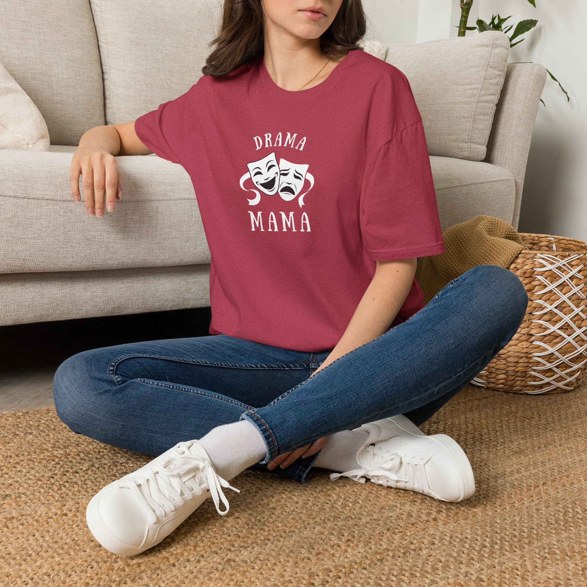 Drama Mama theatre masks tee