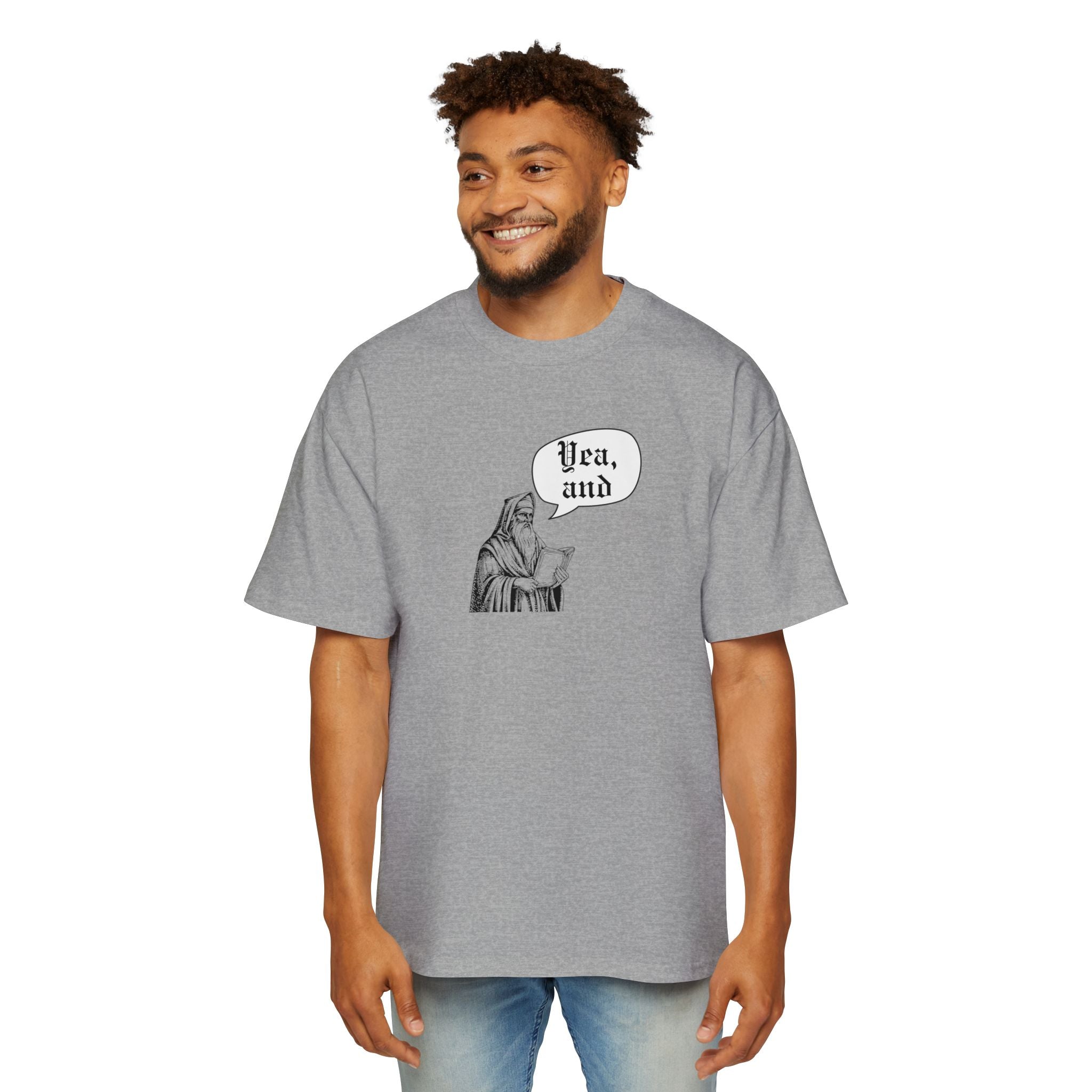 Old Timey Yea, And Improv Tee T-Shirt, Vintage Theater Comedy, Retro Script