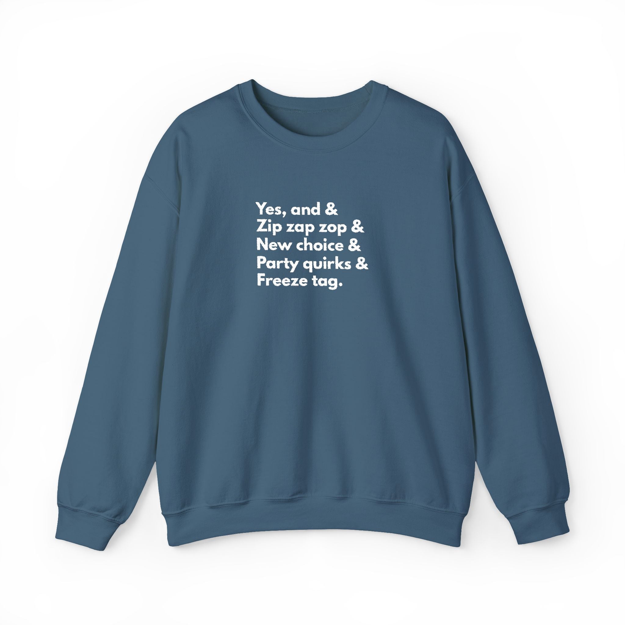 Embroidered Improv Games Sweatshirt