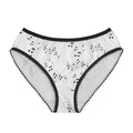 Musical Notes Women's Briefs - Black & White Sheet Music Print