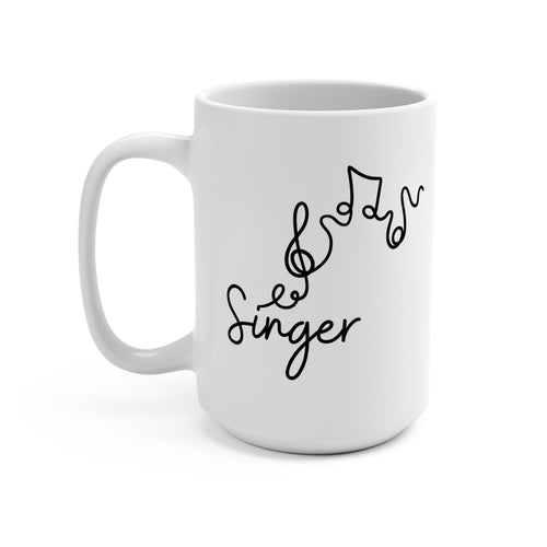 Ceramic singer Mug 15oz
