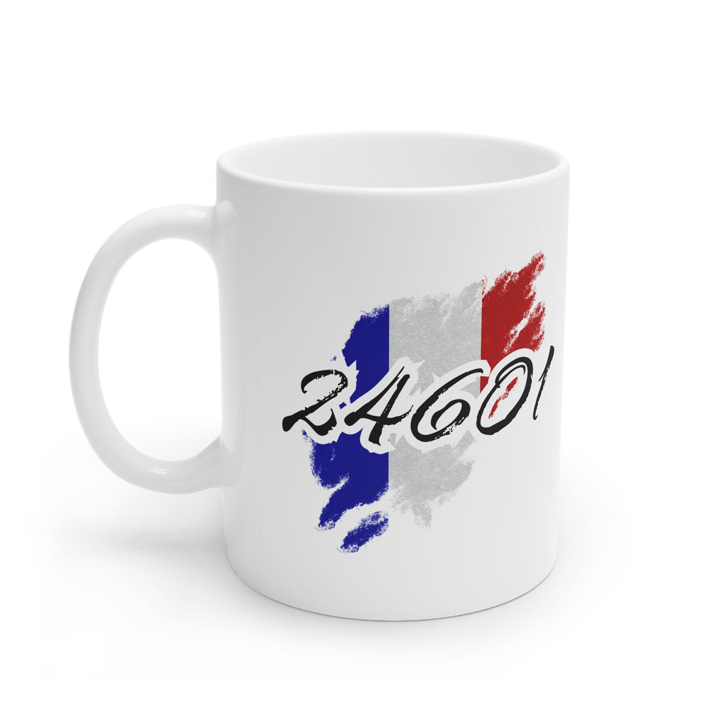 24601 Mug, White Ceramic Coffee Cup