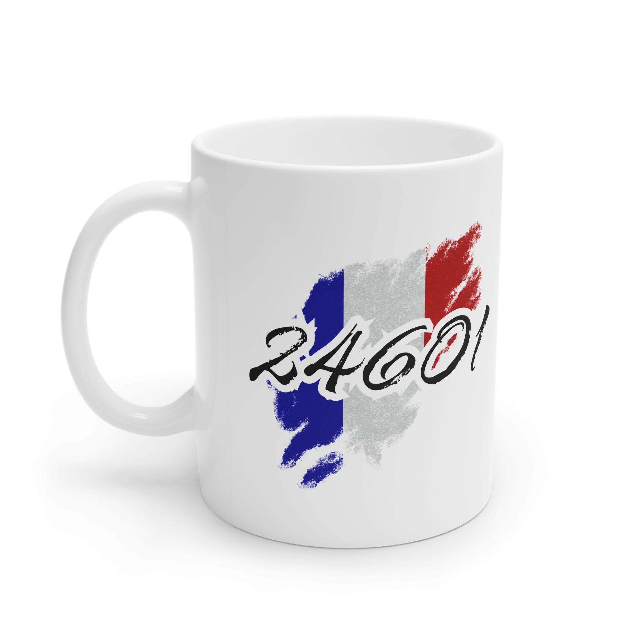 24601 Mug, White Ceramic Coffee Cup