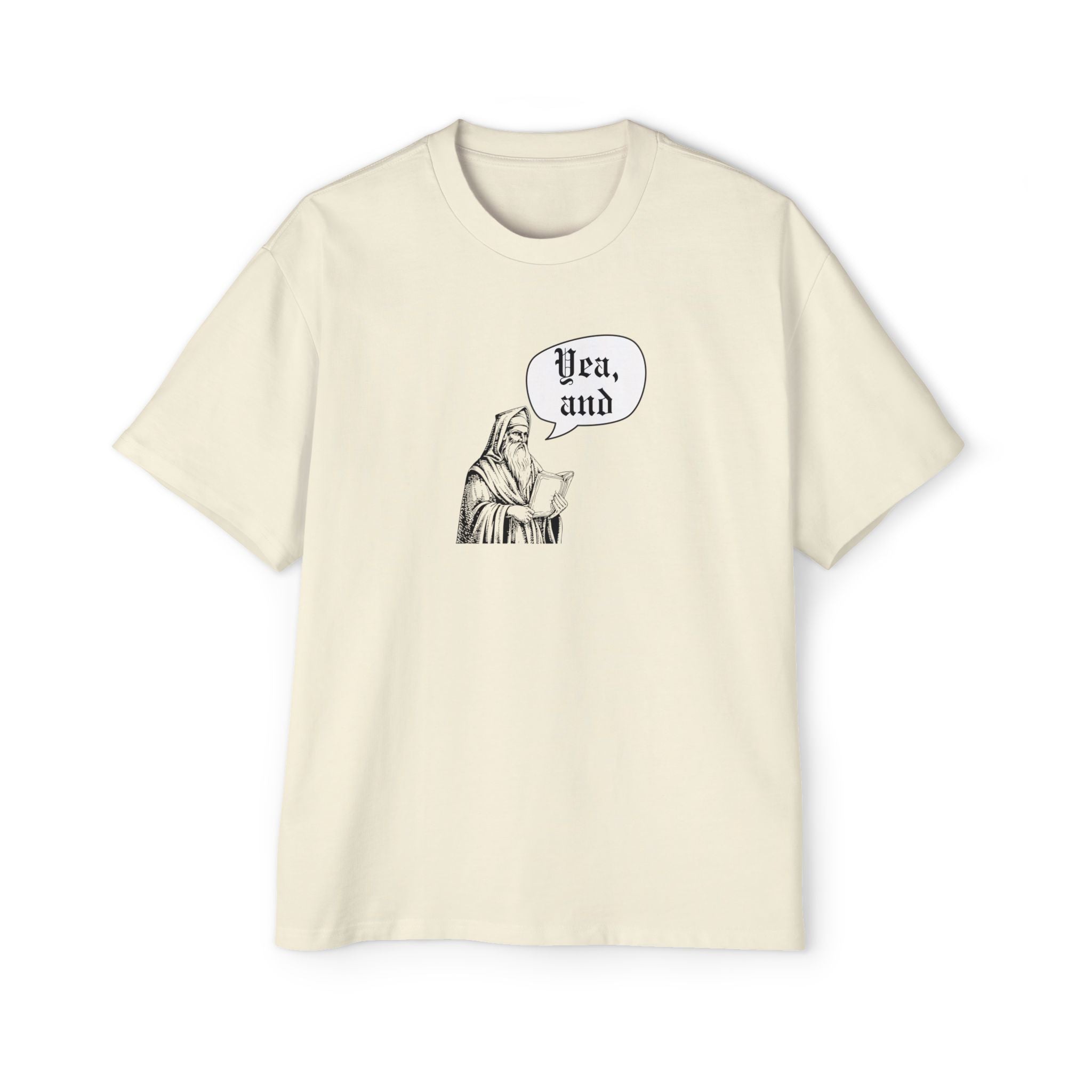 Old Timey Yea, And Improv Tee T-Shirt, Vintage Theater Comedy, Retro Script