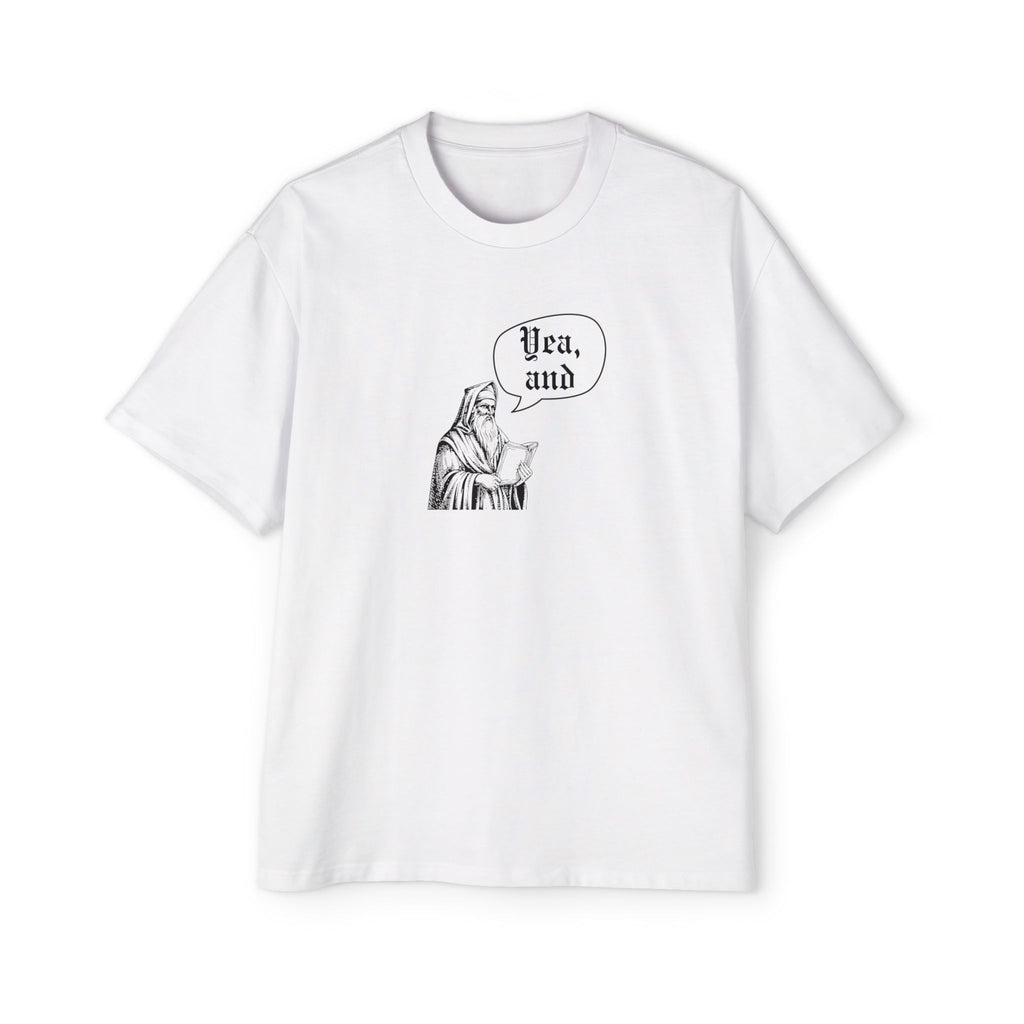 Old Timey Yea, And Improv Tee T-Shirt, Vintage Theater Comedy, Retro Script