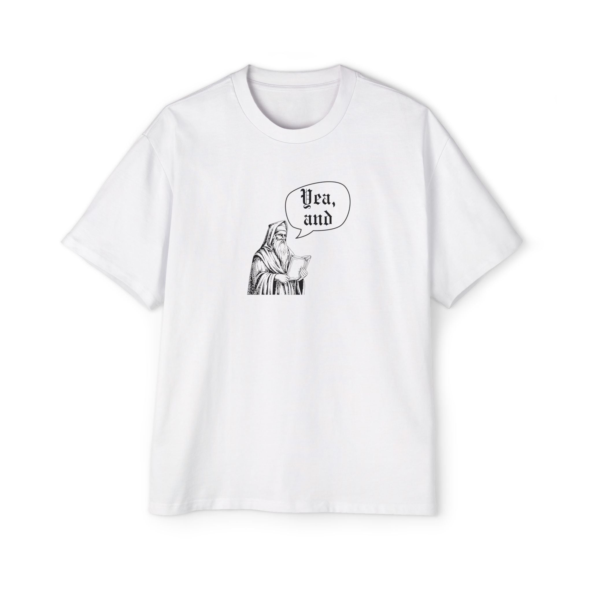 Old Timey Yea, And Improv Tee T-Shirt, Vintage Theater Comedy, Retro Script