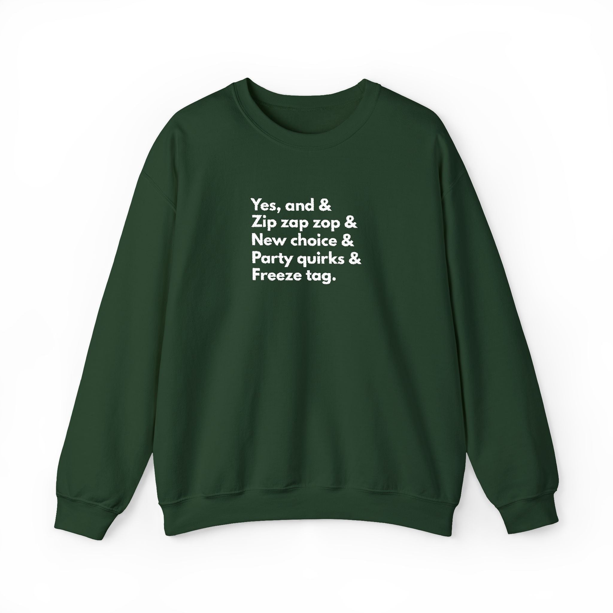 Embroidered Improv Games Sweatshirt