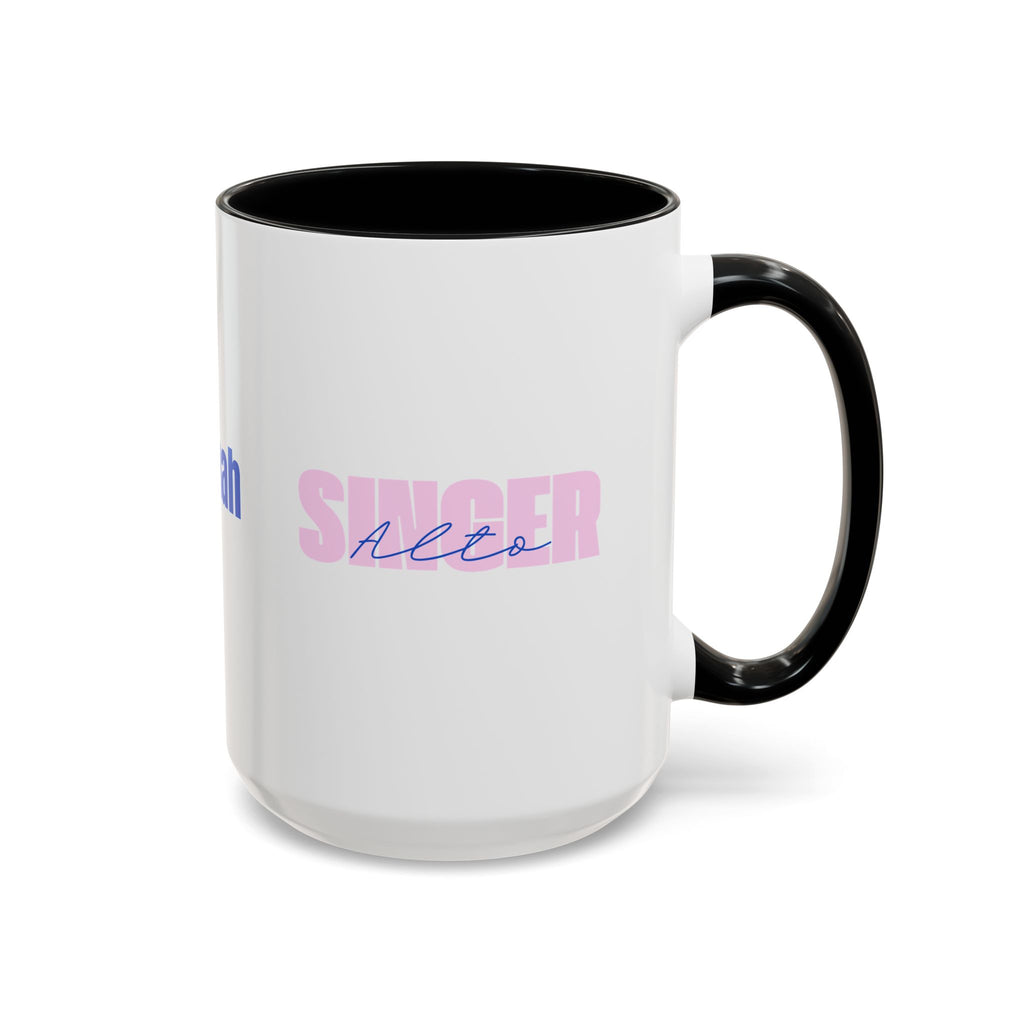Customizable Alto Singer Coffee Mug — Accent Mug (11/15oz)