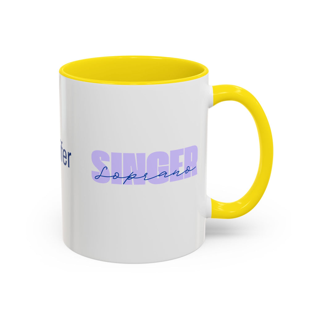 Customizable Soprano Singer Coffee Mug — Accent 11/15oz