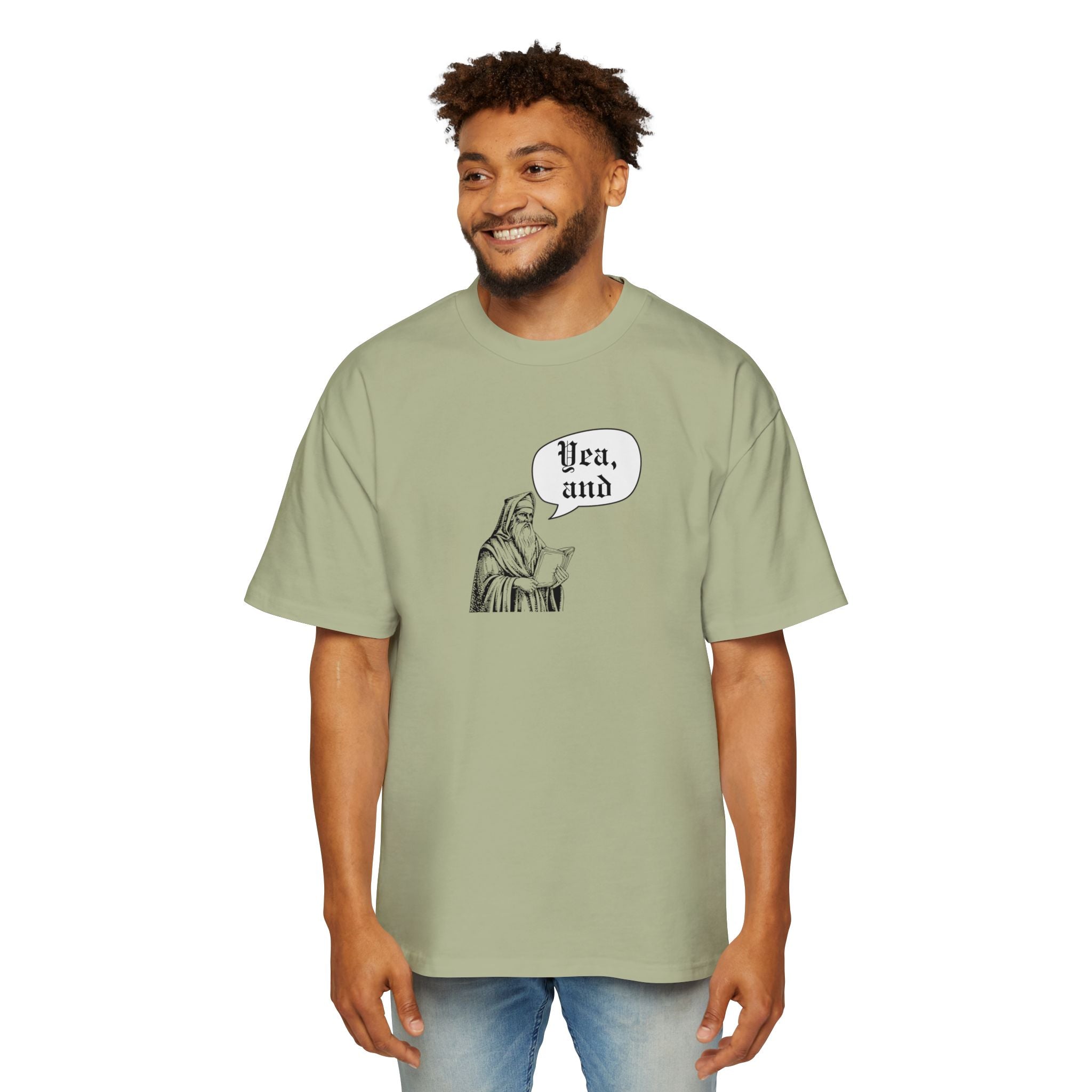Old Timey Yea, And Improv Tee T-Shirt, Vintage Theater Comedy, Retro Script