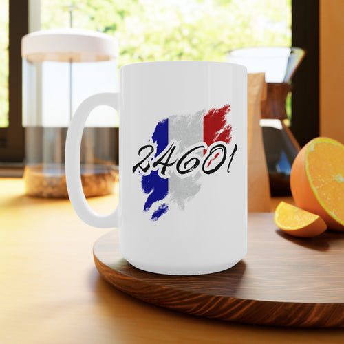 24601 Mug, White Ceramic Coffee Cup