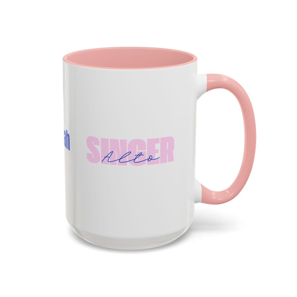 Customizable Alto Singer Coffee Mug — Accent Mug (11/15oz)