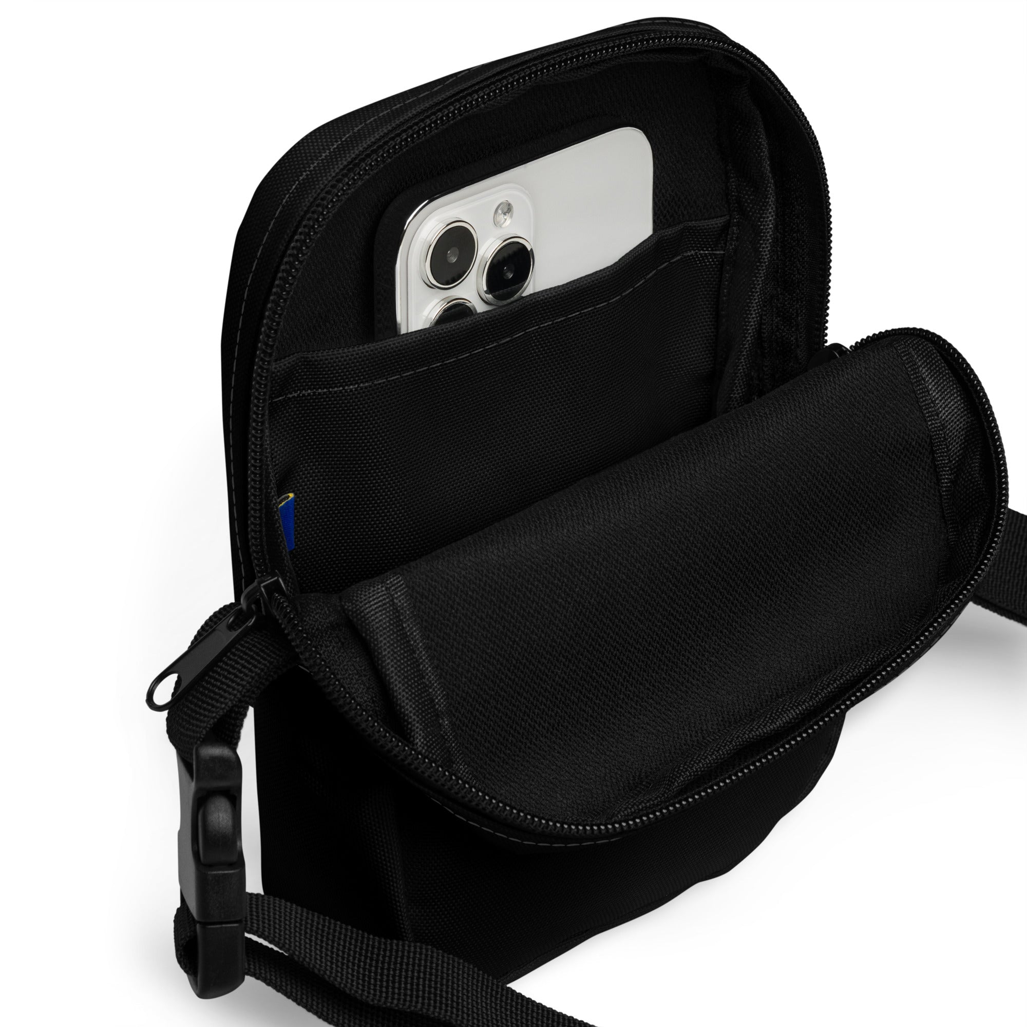 Theatre masks utility crossbody bag