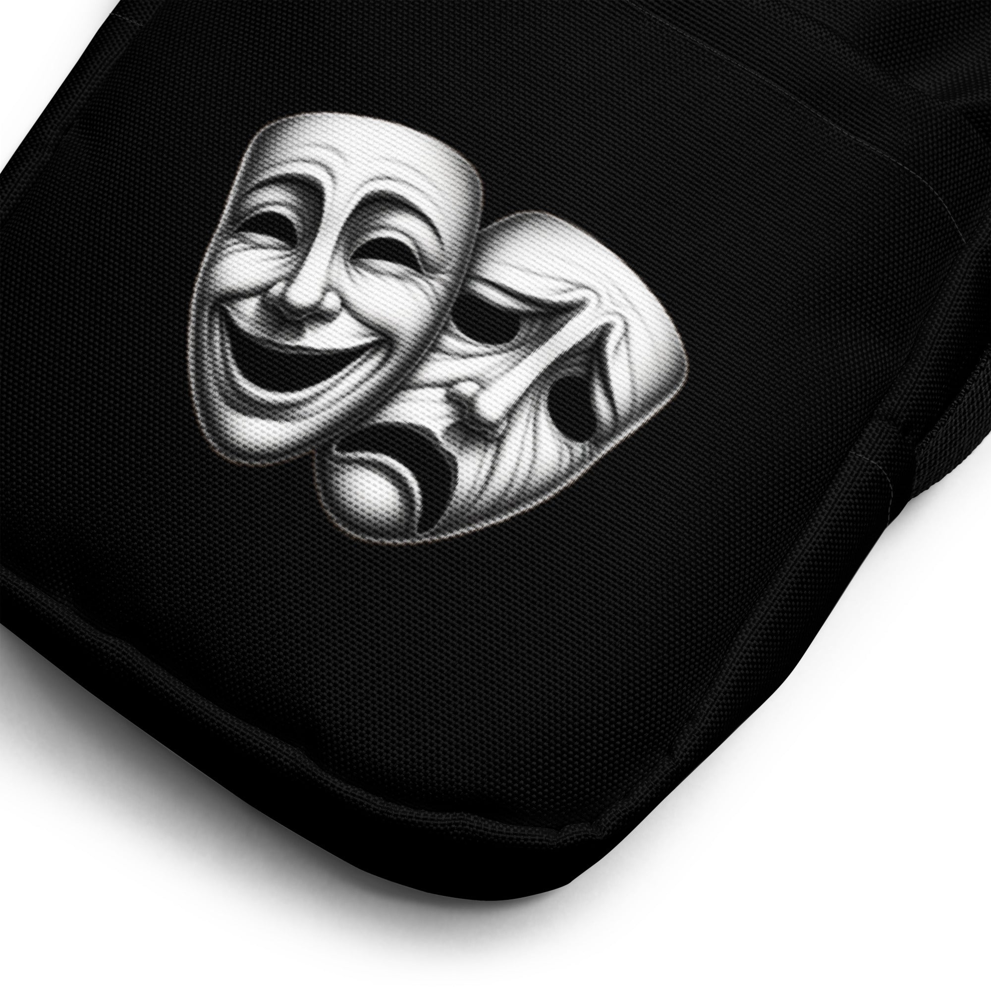 Theatre masks utility crossbody bag