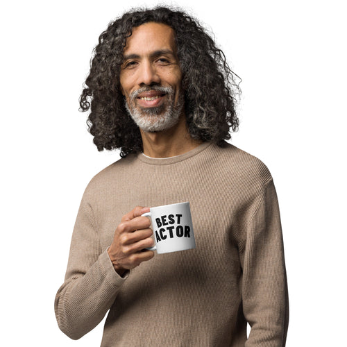 Best actor White glossy mug